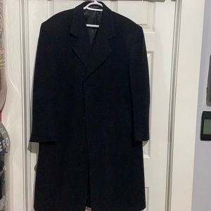 Oscar De Le Renta wool cashmere overcoat